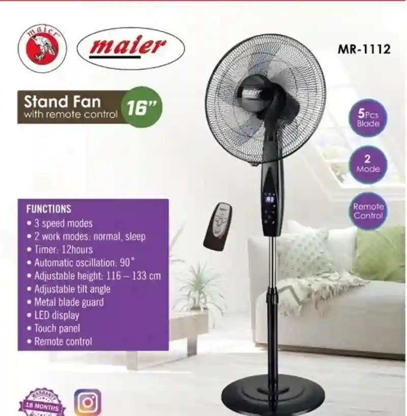 پنکه ایستاده مایر آلمان مدل mr_1112 پنکه ایستاده مایر آلمان مدل mr1112