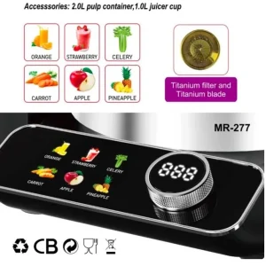 آبمیوه گیر تک کاره مایر مدل MR-277