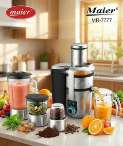 آبمیوه گیری 4 کاره دیجیتال مایر مدل MR-7777